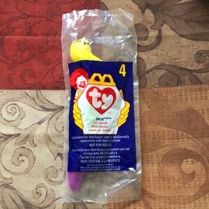 🛍️5/$20🛍️NWT McDonalds TY Mini “Inch”.